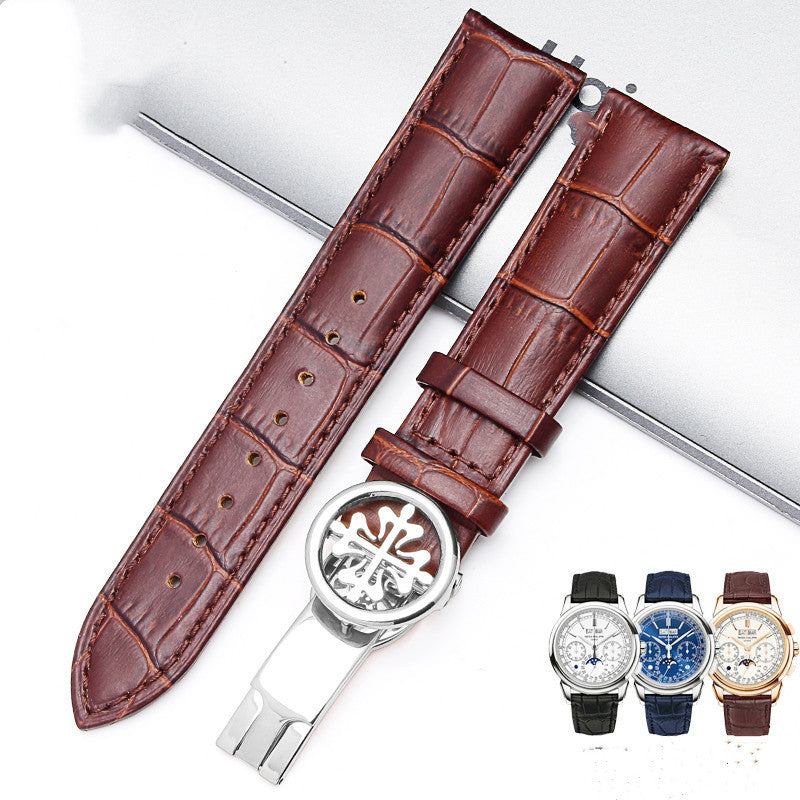 Watch strap with pattern butterfly buckle - Nyaabs