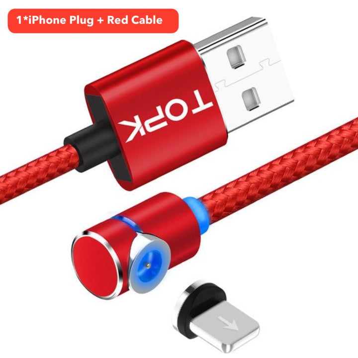 Magnetic Cable Micro Usb Cable 360 Degree Rotate Magnetic Charge Phone Charging Cord Wire - Nyaabs