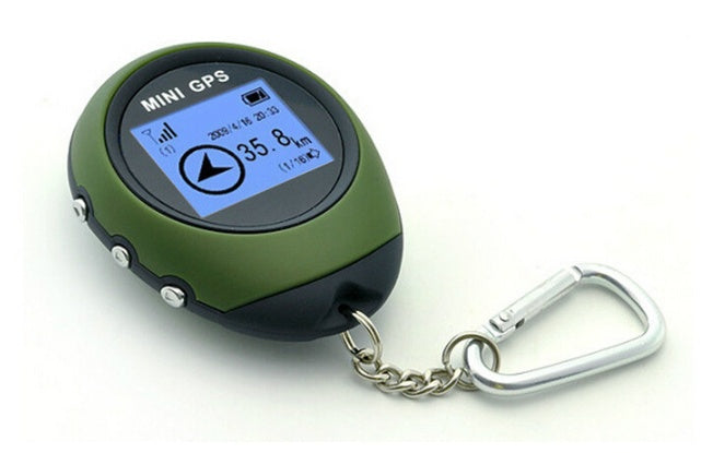 MINI GPS multi-function locator road search treasure outdoor climbing GPS tracker mini handheld GPS positioning - Nyaabs