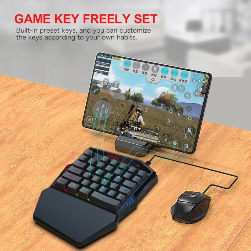 Gaming Keyboard Throne One Mouse Set - Nyaabs