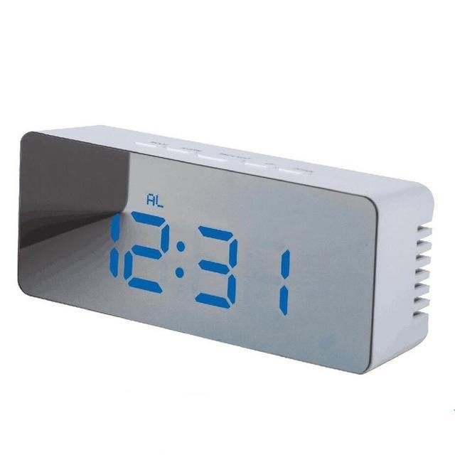 Digital LED multi-function mirror clock - Nyaabs