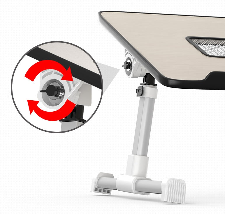 Adjustable Laptop Desk Stand Foldable Notebook Laptop Bed Table Can be Lifted Standing nyaabs.com