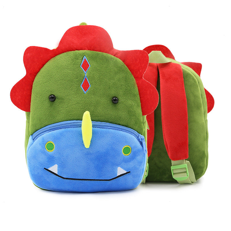 Cute Plush Backpacks Kindergarten Cartoon School Bags Children Animal Toys Bag - Nyaabs