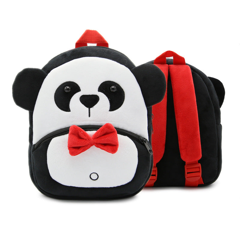 Cute Plush Backpacks Kindergarten Cartoon School Bags Children Animal Toys Bag - Nyaabs