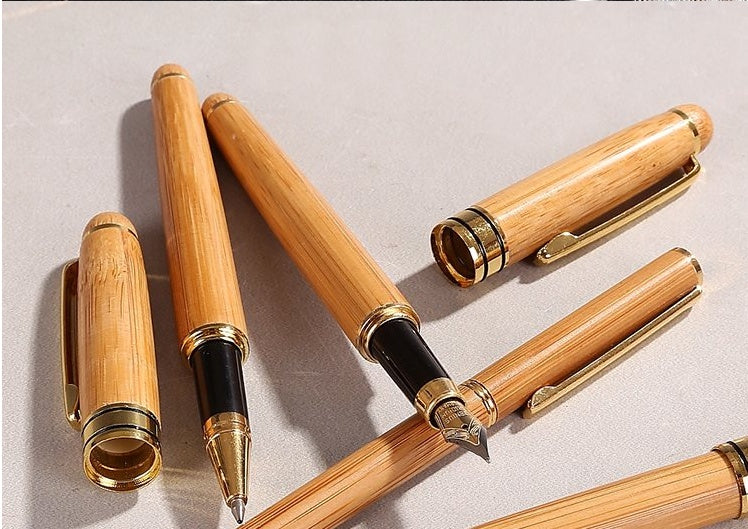 Bamboo Pen Bamboo Pen Pen Ball Pen Lettering Customer Gift Hard Pen Neutral Bamboo Pen nyaabs.com