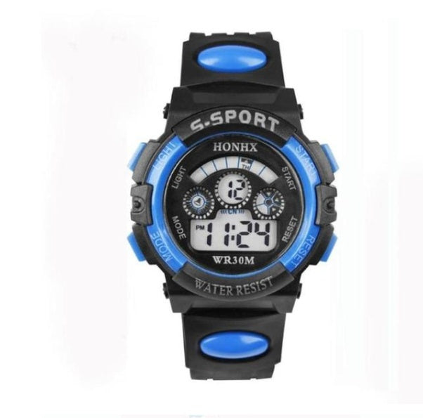 Student electronic watch Multifunctional waterproof LED luminous sports watch - Nyaabs