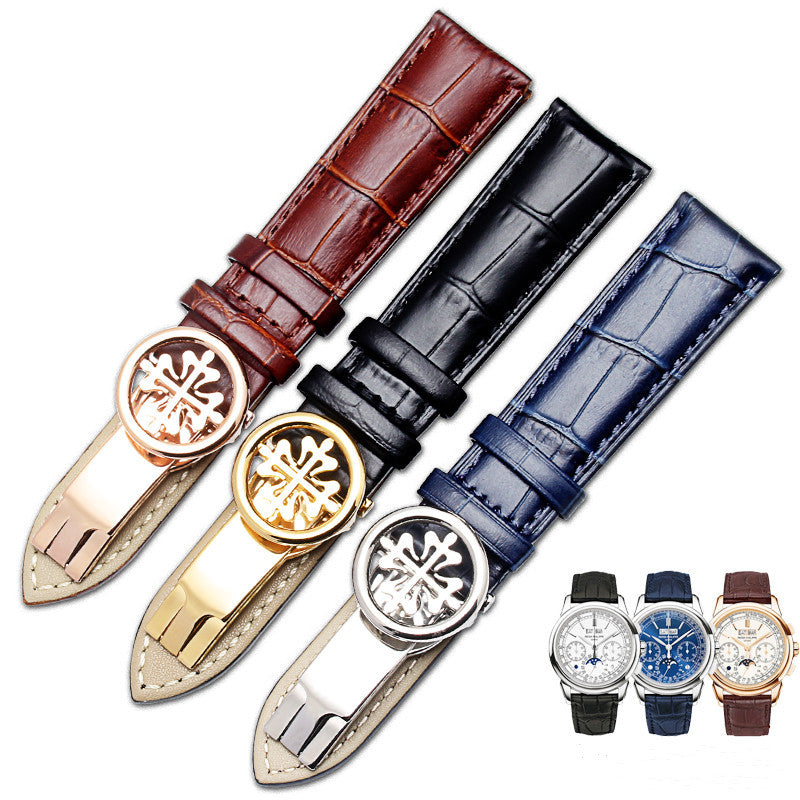 Watch strap with pattern butterfly buckle - Nyaabs