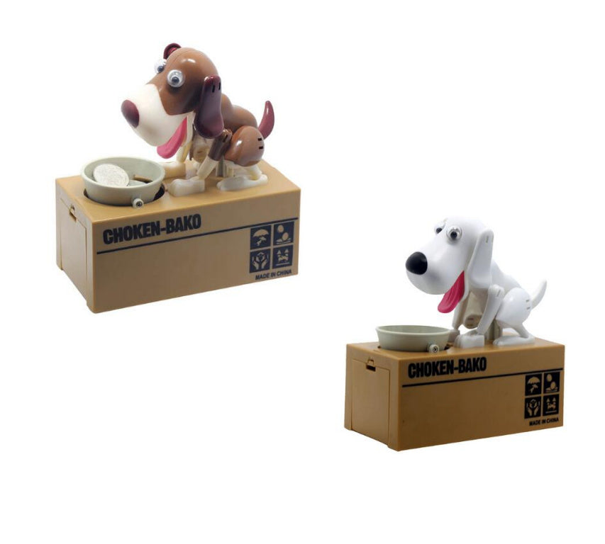 Piggy bank Robotic Dog Bank Canine Money Box Doggy Coin Bank - Nyaabs