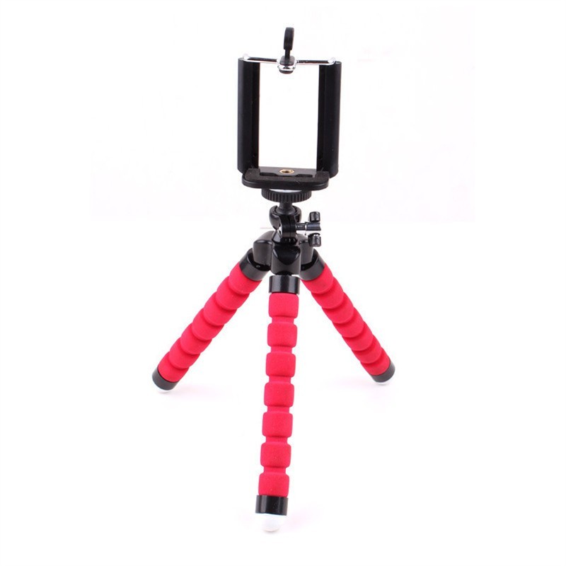 Mini Flexible Sponge Octopus Tripod Smartphone Tripod For Gopro 10 9 Camera Accessory - Nyaabs