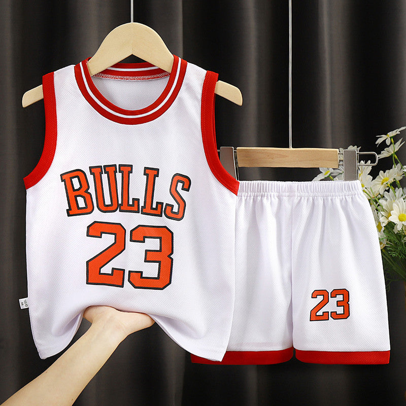 Children's Clothing Sports Basketball Wear Children's Clothing Boys' Suit - Nyaabs