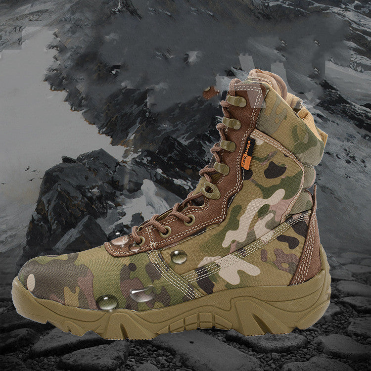 High-top Military Boots Men's Breathable - Nyaabs