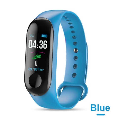 Compatible With , Smart Bracelet Heart Rate And Blood Pressure Exercise Meter Step Information Push Smart Reminder Color Bracelet - Nyaabs