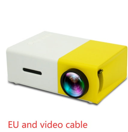 Portable Projector 3D Hd Led Home Theater Cinema HDMI-compatible Usb Audio Projector Yg300 Mini Projector - Nyaabs