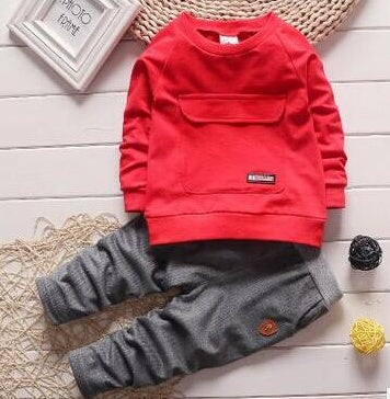 toddler baby clothes children suit 0-3 years old suit + pants children's sportswear boys girls children's clothing brand - Nyaabs