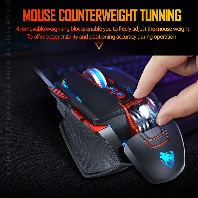 Thunder Wolf V9 gaming mouse gaming machine nyaabs.com