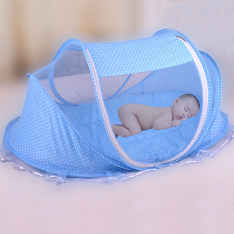 Foldable  Baby Bed Net With Pillow Net 2pieces Set - Nyaabs