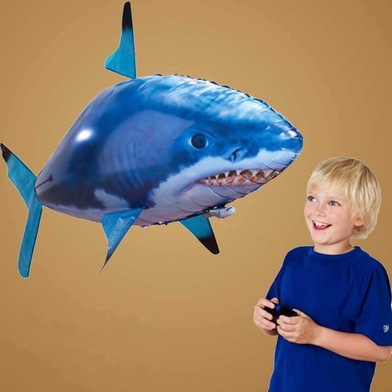 Remote Control Shark Toy Air Swimming Fish Infrared Flying RC Airplanes Balloons - Nyaabs