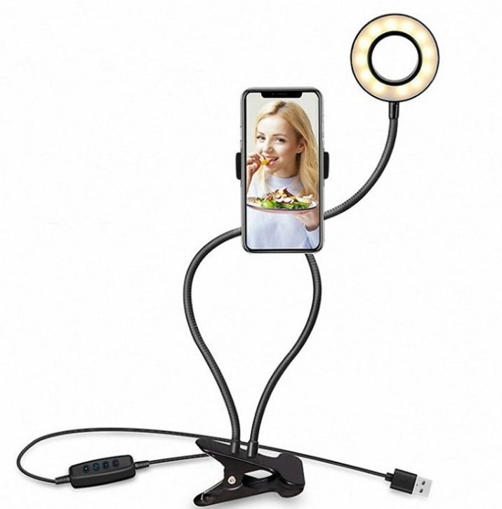 LED Selfie Ring Light for Live Adjustable Makeup Light-8cm Stand - Nyaabs