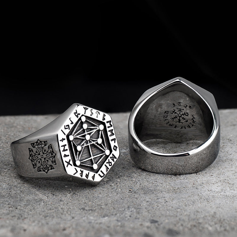 Nordic Viking ring for men - Nyaabs