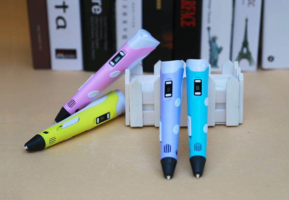 3D print pen 3D pen two generation graffiti 3D stereoscopic paintbrush children puzzle painting toys nyaabs.com