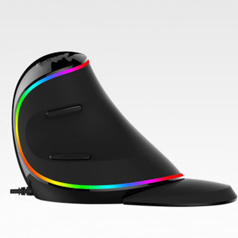 Vertical Ergonomic Snail RGB Anti-Mouse Hand Wired Mouse nyaabs.com