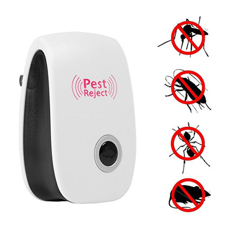 Electronic Ultrasonic Healthy Rechargeble Anti Mosquito Insect Pest Reject Mouse Repellent Repeller Practical Home EUUS Plug - Nyaabs