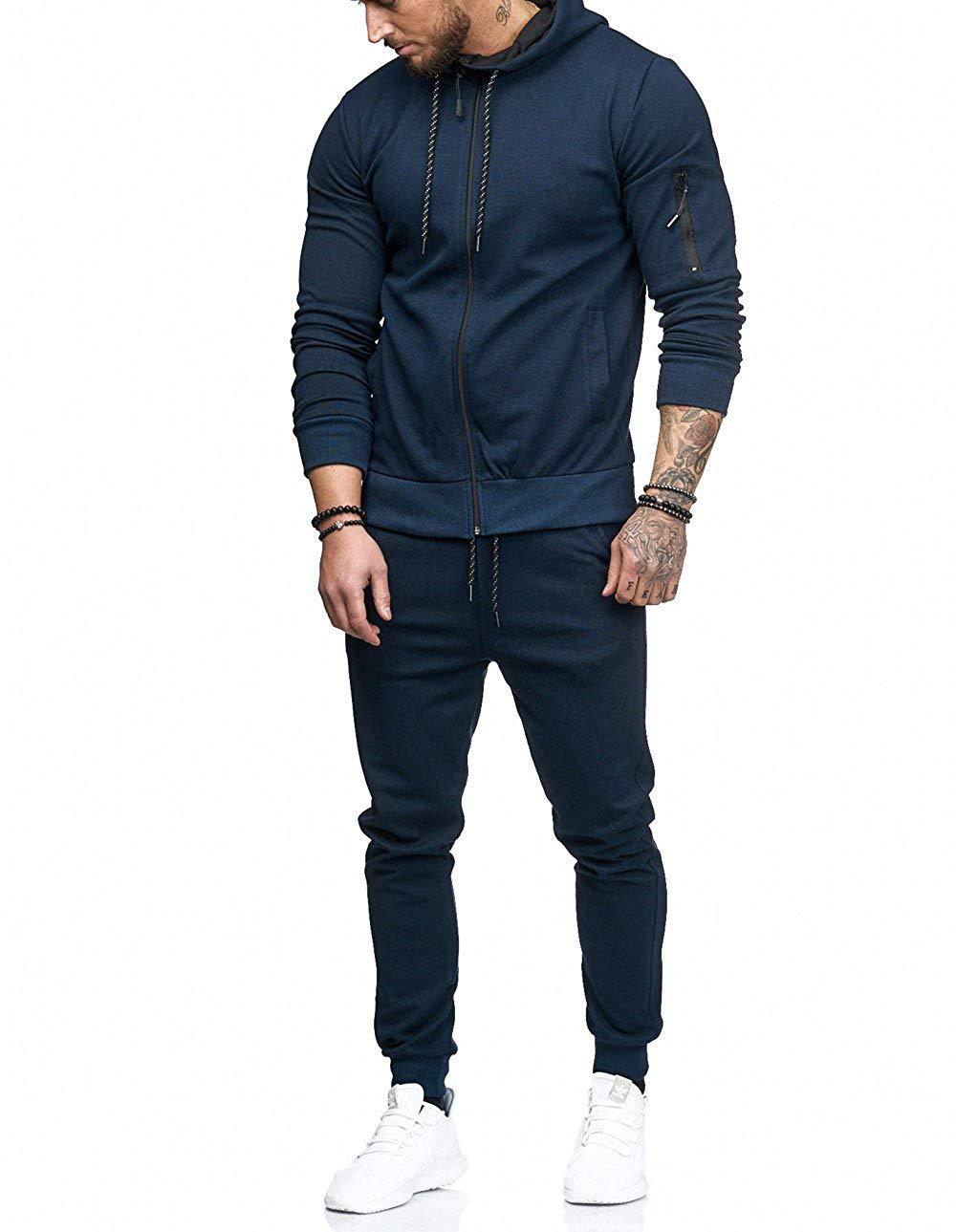 Men's sports suit fitness casual wear - Nyaabs