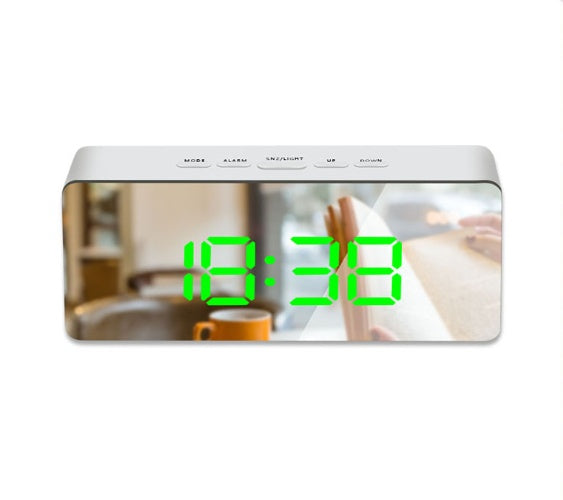 Digital LED multi-function mirror clock - Nyaabs