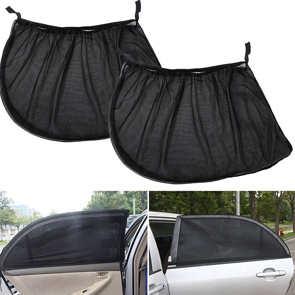 Car window sunshade Sunscreen insulated sunshade Side window sunblock Mosquito-proof dust-proof sunshade - Nyaabs