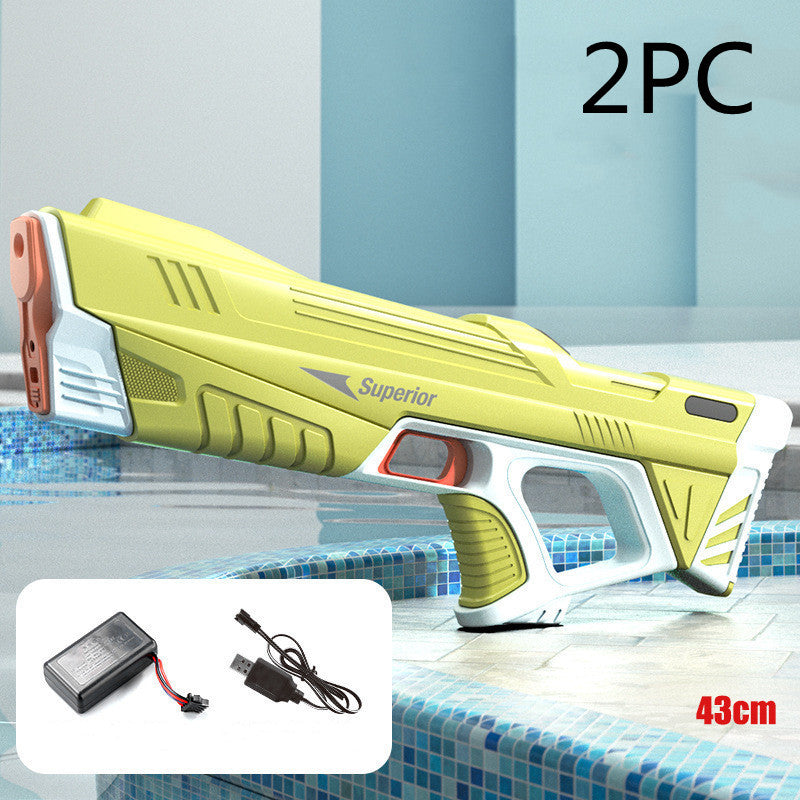 Summer Full Automatic Electric Water Gun Toy Induction Water Absorbing High-Tech Burst Water Gun Beach Outdoor Water Fight Toys - Nyaabs