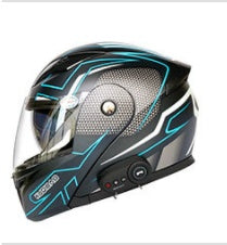 Motorcycle Bluetooth Helmet Motorcycle Helmet Comes with FM - Nyaabs