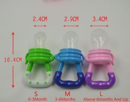 New Baby Silicone Pacifier, Encapsulated To Soothe Complementary Food Feeding Artifact - Nyaabs