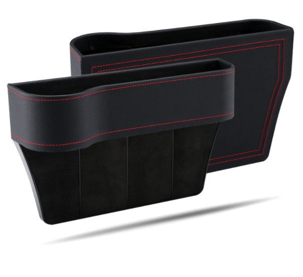 PU Car Organizer Seat Gap Storage Box Car Seat Side Slit for Wallet Phone Coins Cigarette Keys Cards Car Accessories - Nyaabs