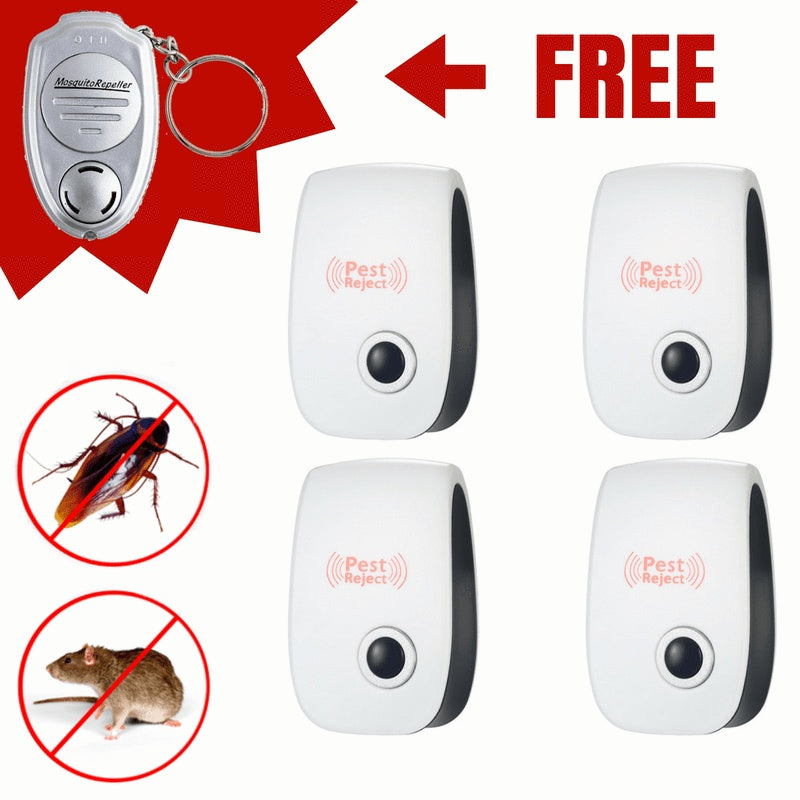 Electronic Ultrasonic Healthy Rechargeble Anti Mosquito Insect Pest Reject Mouse Repellent Repeller Practical Home EUUS Plug nyaabs.com