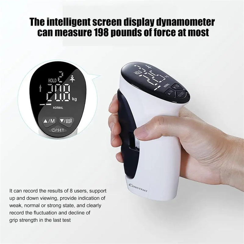 Digital Electric Hand Gripper Hand Dynamometer Counting Gripper Hand Grips Strengthener Measurement Meter Auto Capturing Power Good Way To Keep Fitness - Nyaabs