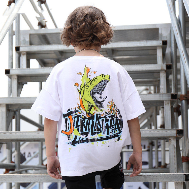 Dinosaur boy short sleeve T-shirt - Nyaabs