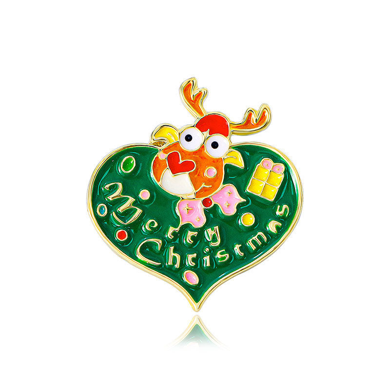 Cartoon Christmas Brooch For Men And Women - Nyaabs