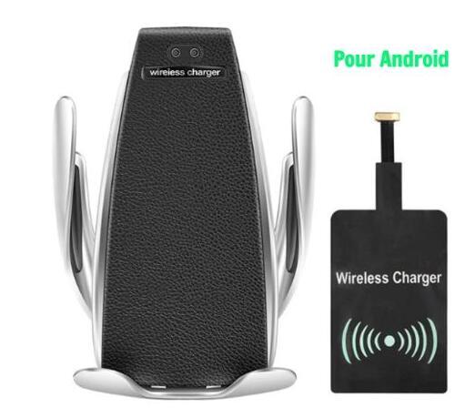 Car Wireless Charger 10W Induction Car Fast Wireless Charging With Car Phone Holder S5 - Nyaabs