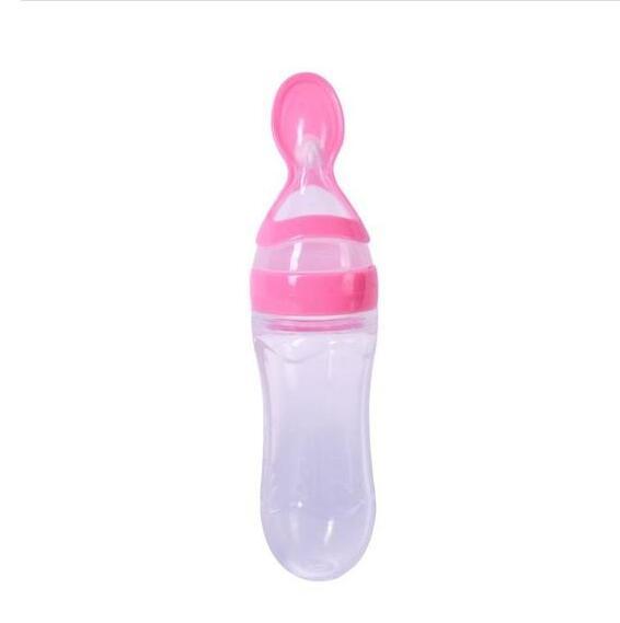 Silicone Training Rice Spoon, Infant Cereal Food Supplement, Safe Feeder - Nyaabs