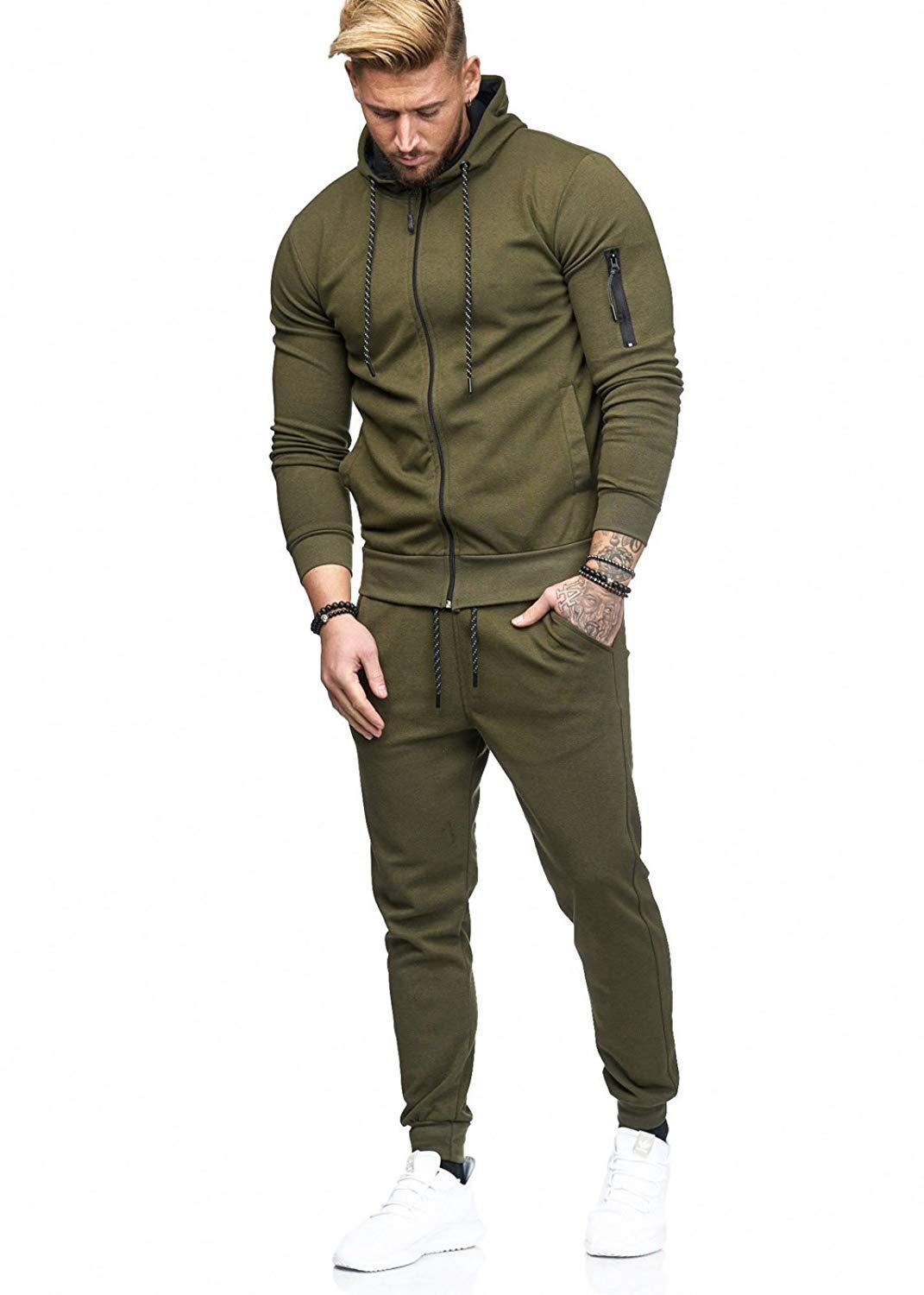 Men's sports suit fitness casual wear - Nyaabs