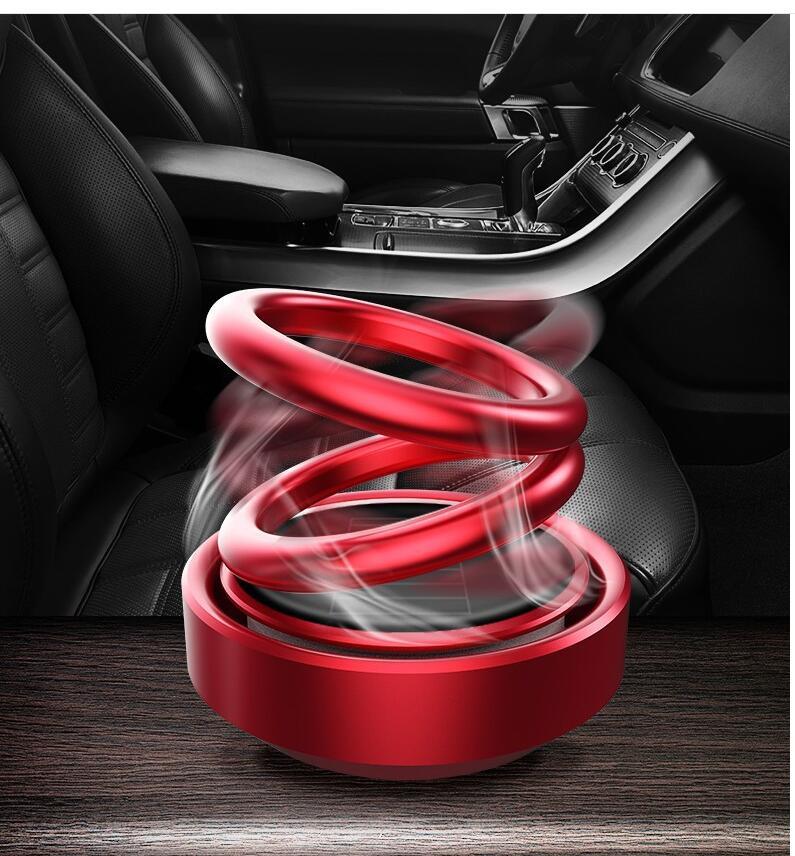 Solar Auto Rotation Car Air Freshener Perfume Seat - Nyaabs