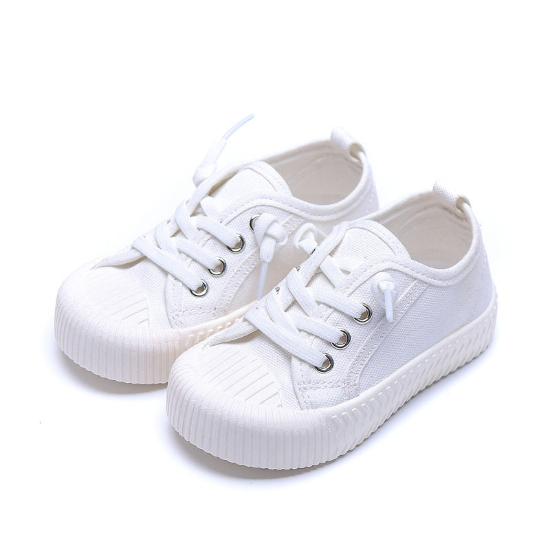 Children's Shoes Elastic Canvas Shoes Comfortable Casual Shoes - Nyaabs