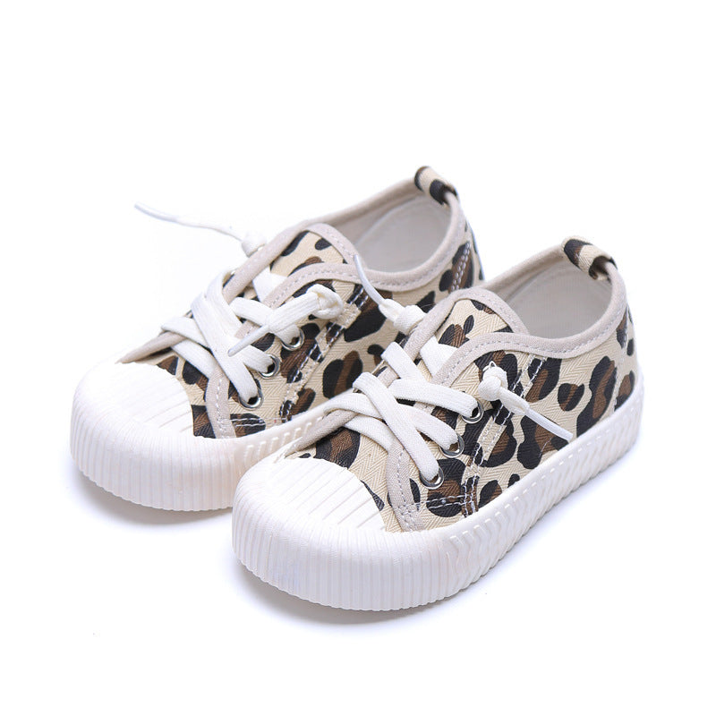 Children's Shoes Elastic Canvas Shoes Comfortable Casual Shoes - Nyaabs