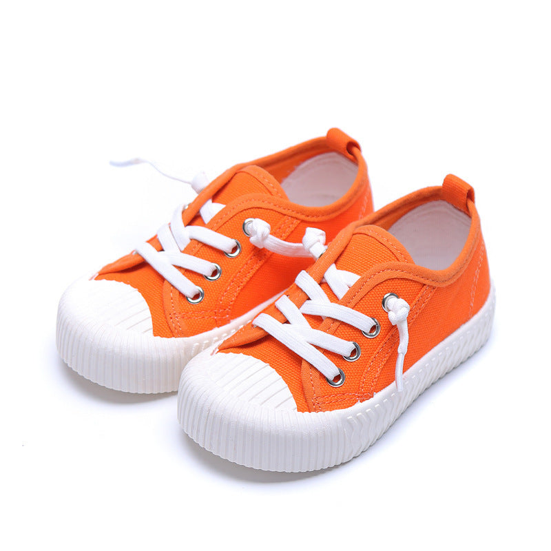 Children's Shoes Elastic Canvas Shoes Comfortable Casual Shoes - Nyaabs