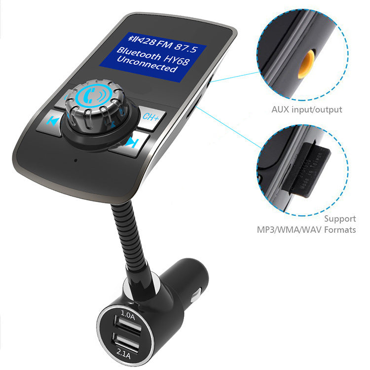 Car Bluetooth Mp3 Car FM Transmitter Car Bluetooth Mp3 Player Card - Nyaabs