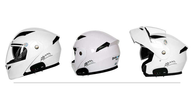 Motorcycle Bluetooth Helmet Motorcycle Helmet Comes with FM - Nyaabs