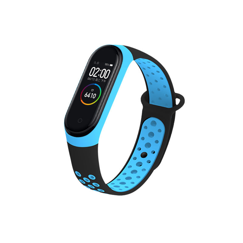 Mi Band 4 Wristband Universal Mi 3 Smart Sports Bracelet With Dual Color Replacement Strap - Nyaabs