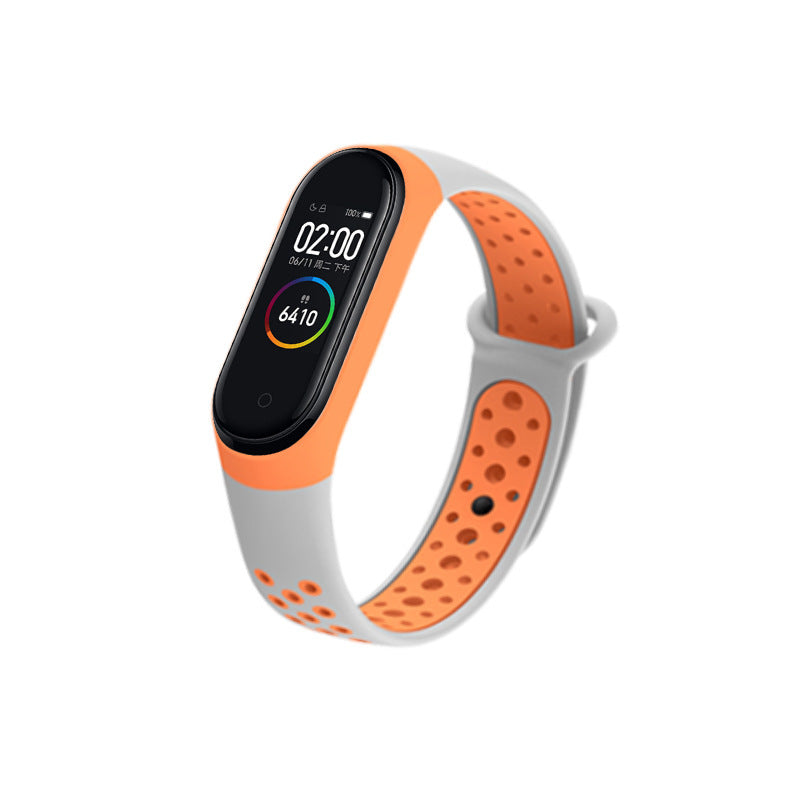 Mi Band 4 Wristband Universal Mi 3 Smart Sports Bracelet With Dual Color Replacement Strap - Nyaabs