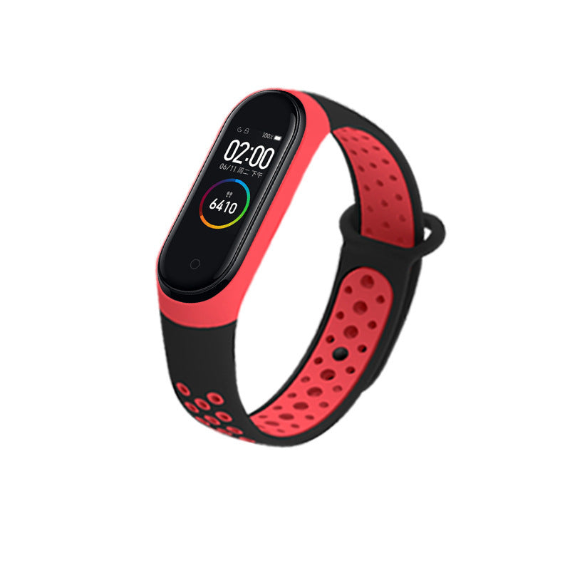 Mi Band 4 Wristband Universal Mi 3 Smart Sports Bracelet With Dual Color Replacement Strap - Nyaabs