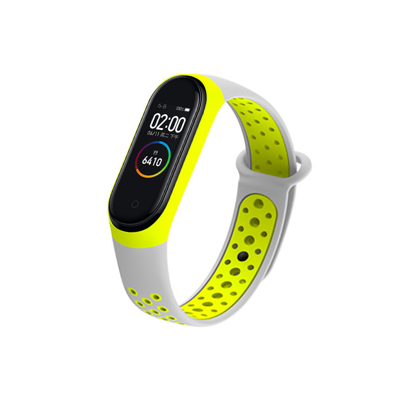 Mi Band 4 Wristband Universal Mi 3 Smart Sports Bracelet With Dual Color Replacement Strap - Nyaabs